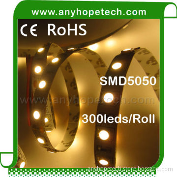 IP67 high lumen nature white 4000K 60ledm 12v 24v 5050 flexible led strip light